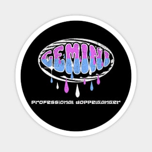 Gemini Professional Doppelganger Y2K Zodiac Birthday Magnet